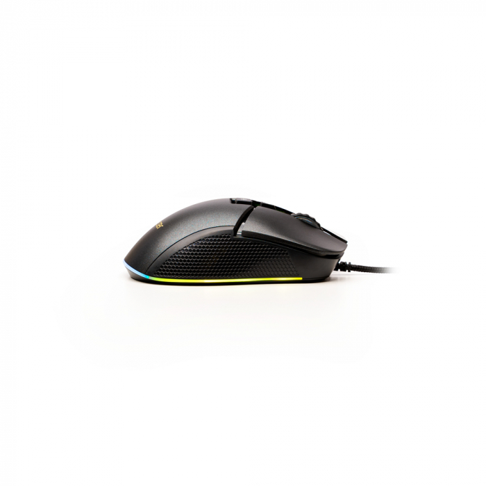 MOUSE Spacer - gaming, gaming, cu fir, USB, optic, 6.400 dpi, butoane/scroll 6/1, iluminare RGB, negru, \\"SPGM-PULSAR-PRO\\" (include TV 0.18lei) [4]