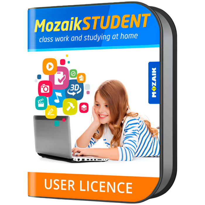 Mozaik STUDENT license for all platform, for one student, 1 year [1]