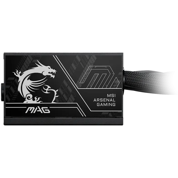 MSI MAG A750BN PCIE5 II, 750W, 80 Plus Bronze, 120mm Low Noise Fan, Protections: OVP/OCP/SCP/OPP/UVP, Dimensions: 140mmx150mmx86mm, 5Y Warranty [4]