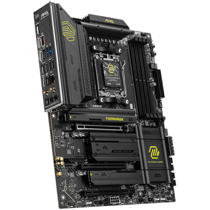 MSI MAG X870E TOMAHAWK WIFI, ATX, Socket AM5, 4x DDR5 Dual Channel DDR5 up to 8400(OC)MHz, 3x PCIe 3.0 x16 slot, 4x M.2 slot, 4x USB 2.0, 3x USB 5Gbps, 2x USB 10Gbps, 1x 10Gbps Type-C, 2x 40Gbps Type- [2]