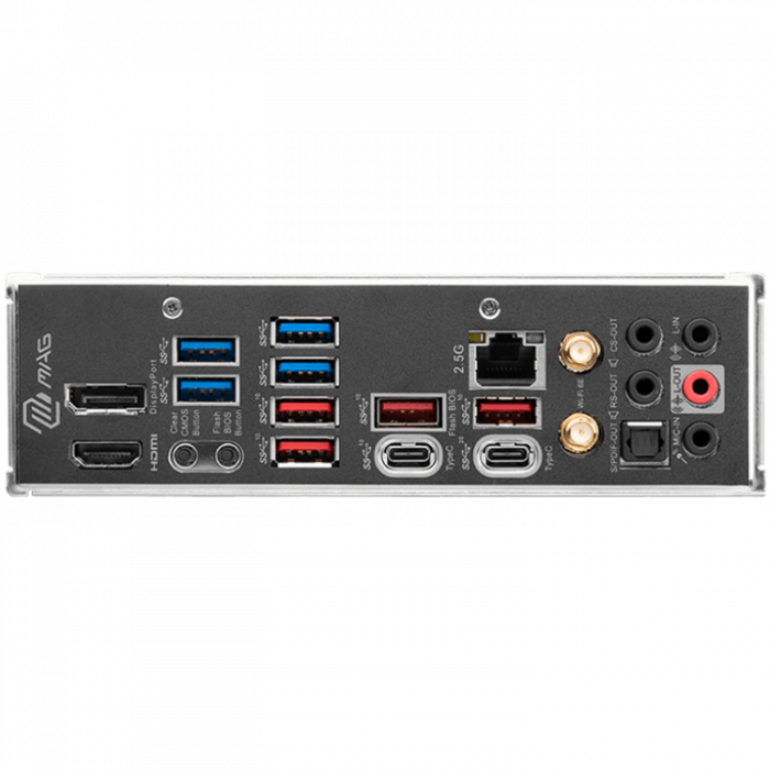 MSI MAG Z790 TOMAHAWK WIFI, ATX, Socket LGA 1700, Dual Channel DDR5 7200+(OC)MHz, 2x PCIe x16 slots, 4x M.2 slots, 1x HDMI, 1x DP, 4x USB 3.2 Gen2, 4x USB 3.2 Gen2, 4x USB 2.0, Type-C, 7.1 HD Audio, 2 [3]