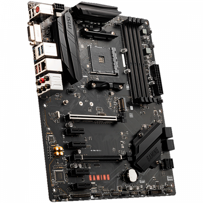 MSI Main Board Desktop B550 GAMING GEN3 (AMD B550 Chipset)  AM4, 2xPCI-Ex16, 1xPCI-Ex1, 4 x USB3.2, 2 x USB2.0, 6x SATAIII, M.2, DVI-D, HDMI, ATX [2]