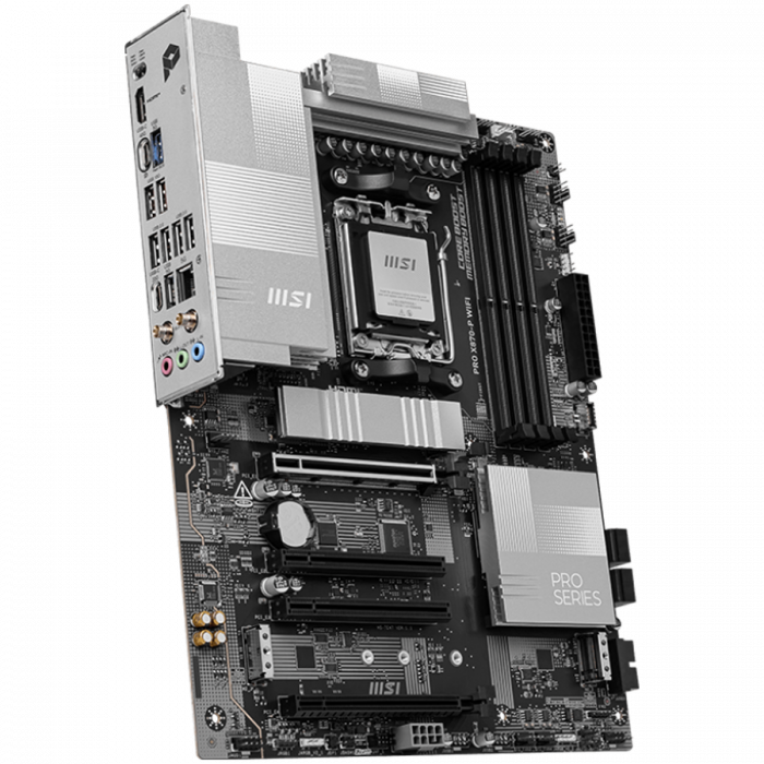 MSI Main Board PRO X870-P WIFI, X870,AM5,4xDDR5,4xPCI-Ex16,3xM.2,4xSATA3,1xUSB4,1xUSB3.2 Gen2x2,3xUSB3.2 Gen2 [2]