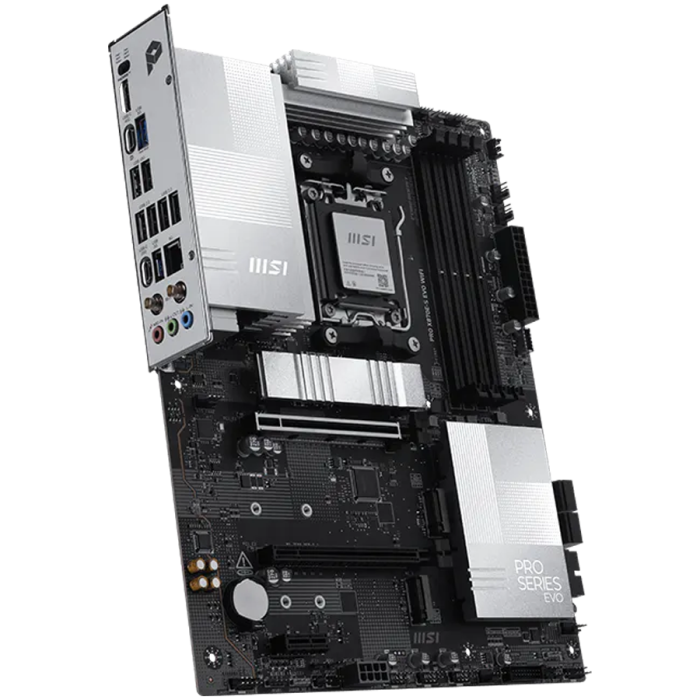MSI Main Board PRO X870E-S EVO WIFI (AM5,4xDDR5,1xHDMI, 1xDP TypeC,2x PCI-E x16, 1x PCI-E x1, 3x M.2, 4x SATA 6G, 5GLAN, Wi-Fi 7) ATX [2]