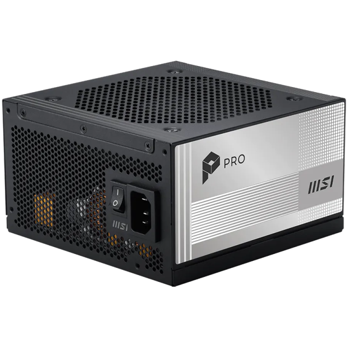MSI PRO A1000PL PCIE5, 850W, 80 Plus Platinum, 120mm Fluid Dynamic Bearing Fan, Protections: OCP/OTP/OPP/SCP/OVP/UVP/SIP/NLO, Dimensions: 150mmx150mmx86mm, 7Y Warranty [5]