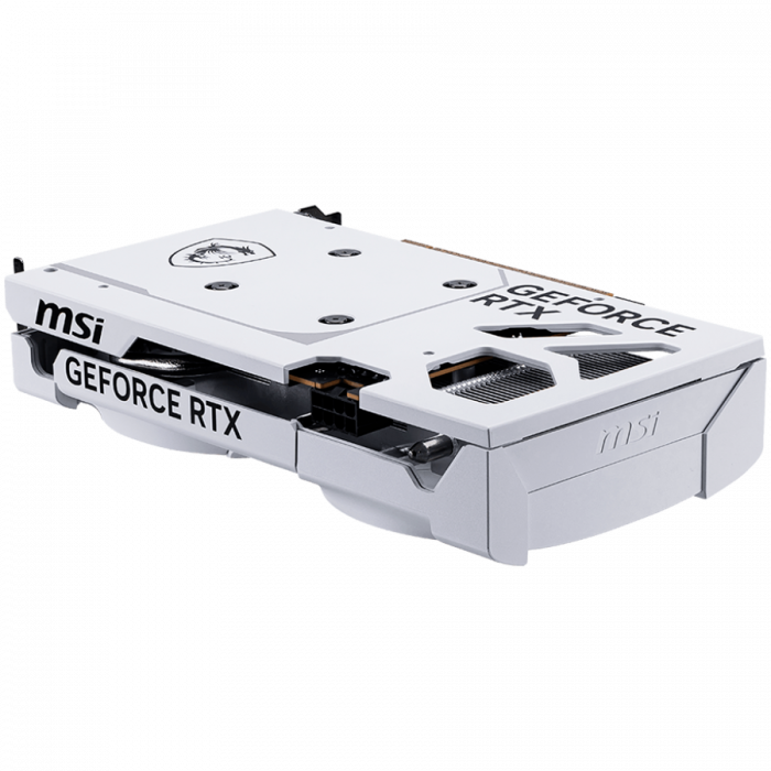MSI Video Card NVIDIA GeForce RTX 5060 8G VENTUS 2X OC WHITE, 8GB GDDR7, 128-bit, 2535 MHz Boost, 3840 CUDA Cores, PCIe 5.0 (x8), 3x DP 2.1b, HDMI 2.1b, RAY TRACING, Dual Fan, 145W TDP, 8-pin PCIe Pow [3]