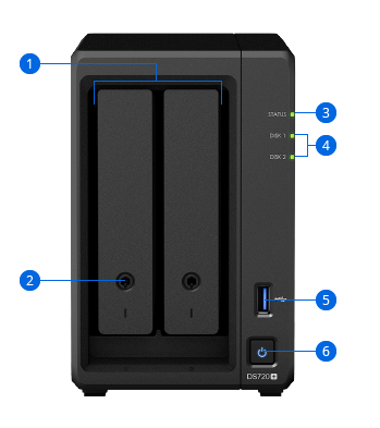 NAS SYNOLOGY DS720+ [2]