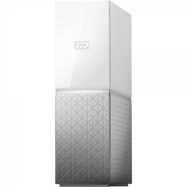 NAS WD, 1 Bay, 8TB, My Cloud Home, Gigabit Ethernet, USB 3.0 expansion port (x2), Dual-drive storage, Password protection "WDBVXC0080HWT-EESN" [1]