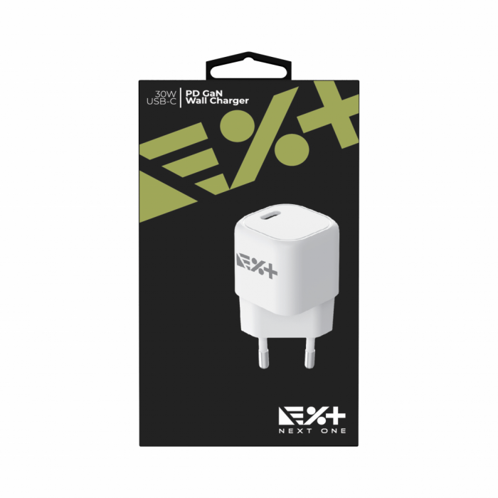 Next One 30W USB-C PD Gan Wall Charger - White [8]