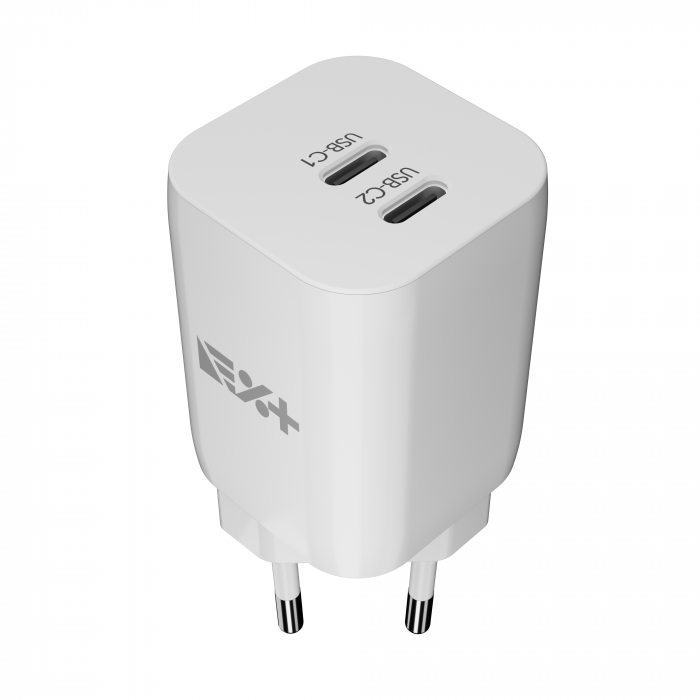 Next One 35W dual USB-C Gan Wall Charger 2x USB-C - White [3]