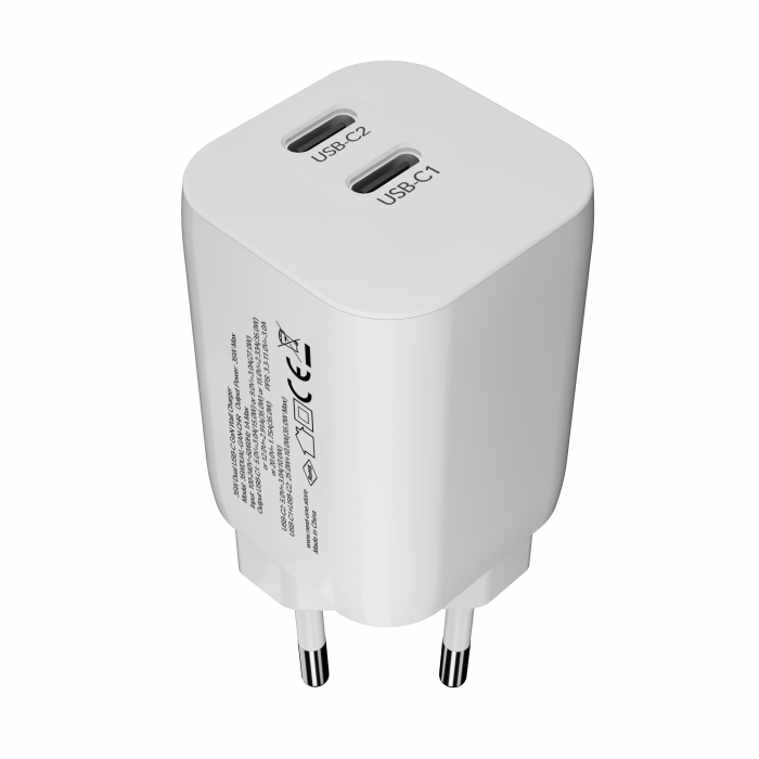 Next One 35W dual USB-C Gan Wall Charger 2x USB-C - White [4]