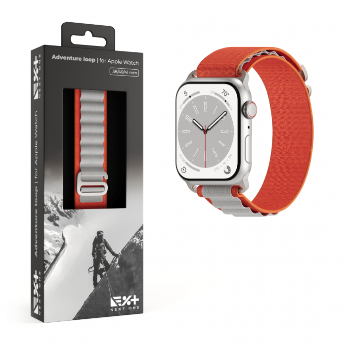 Next One Adventure Loop for Apple Watch 41mm - Orange/Gray [6]