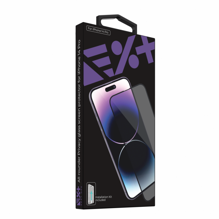 Next One All-Rounder Privacy Glass Screen Protector For iPhone 14 Pro [7]