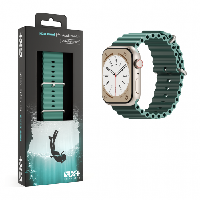 Next One H2O Band for Apple Watch 45/49mm - Deepsea Green [3]