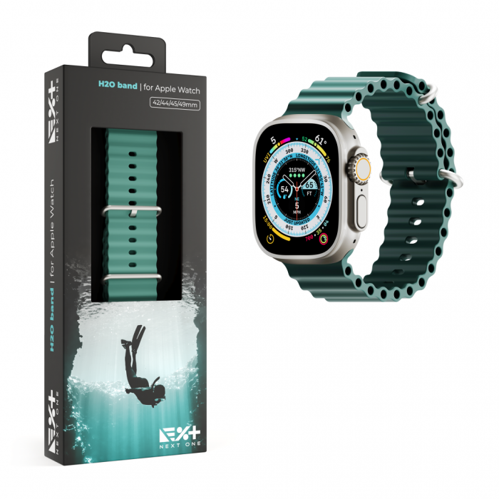 Next One H2O Band for Apple Watch 45/49mm - Deepsea Green [2]