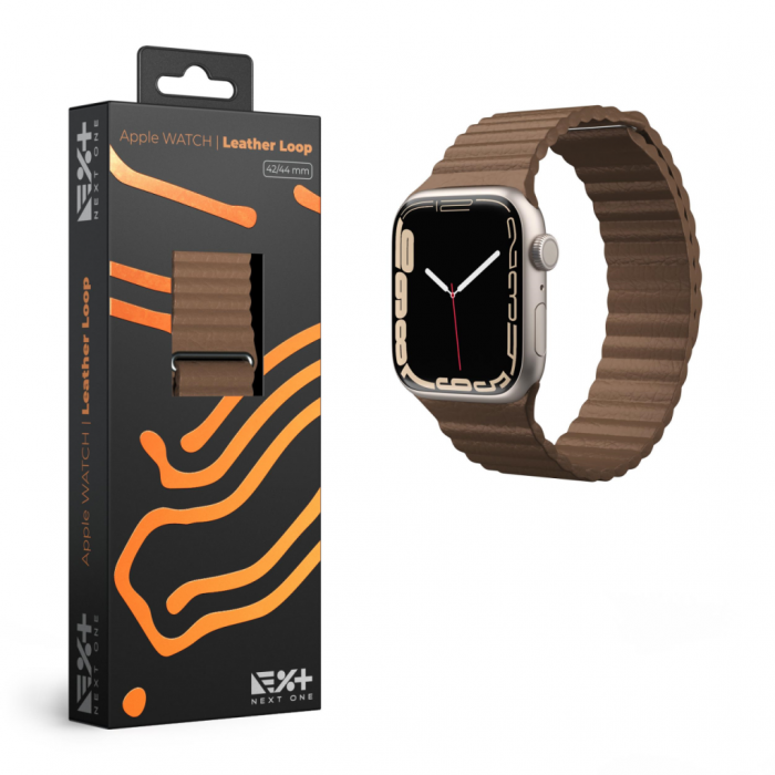 Next One Leather Loop for 42/44/45mm - Brown [3]