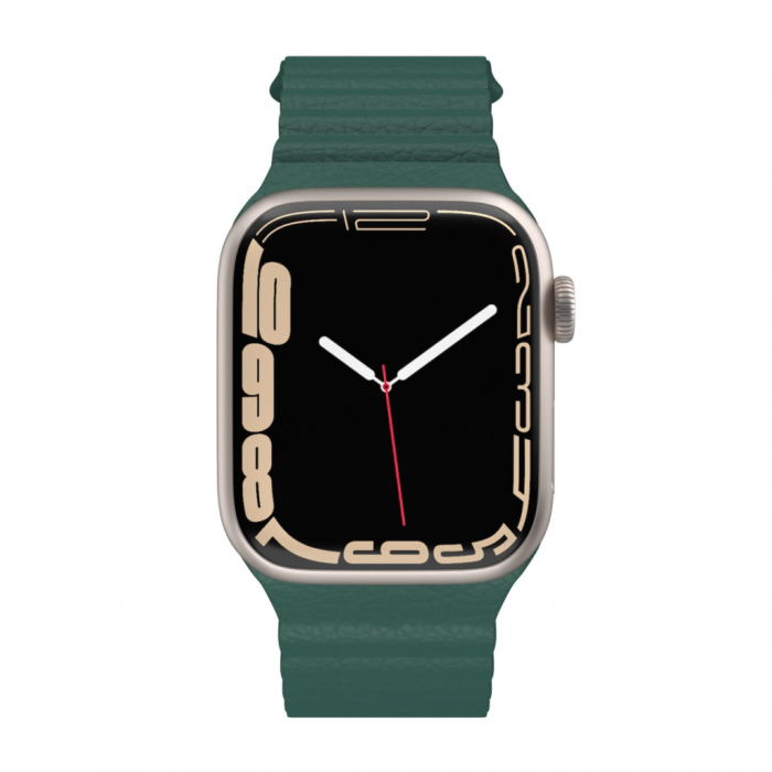 Next One Leather Loop for 42/44/45mm - Leaf Green [2]