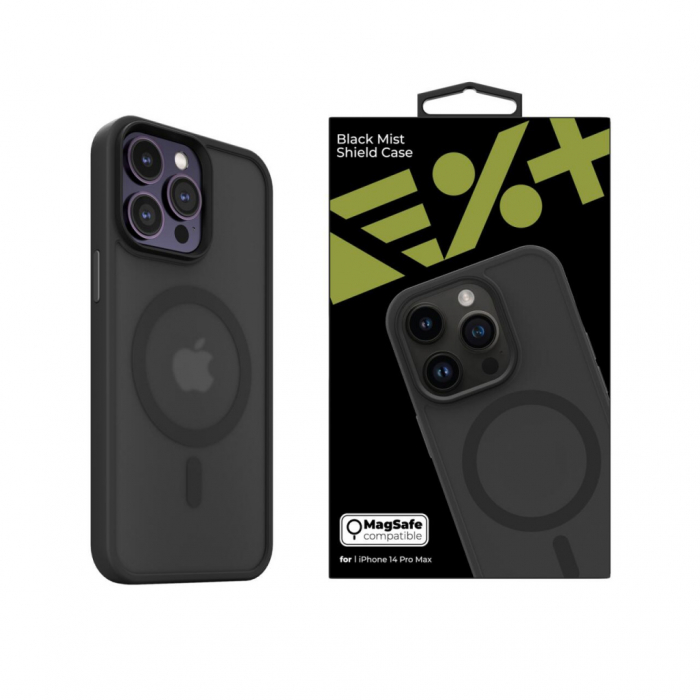Next One MagSafe Mist Shield Case for iPhone 14 Pro Max - Black [6]
