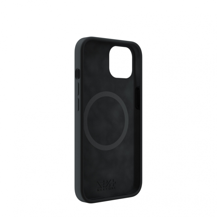 Next One MagSafe Silicone Case for iPhone 13 - Black [4]