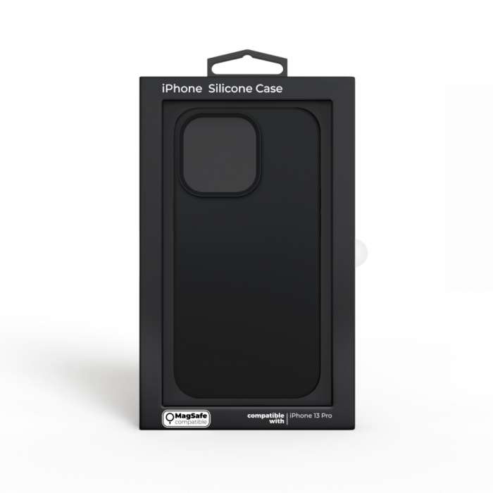 Next One MagSafe Silicone Case for iPhone 13 Pro - Black [8]