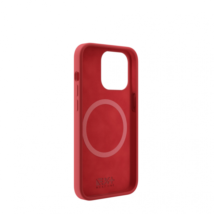 Next One MagSafe Silicone Case for iPhone 13 Pro - Red [4]