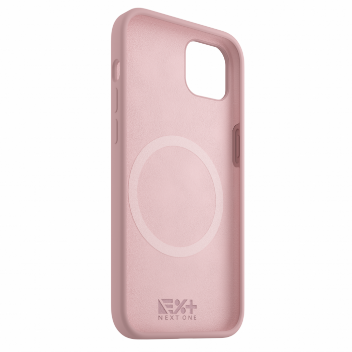 Next One MagSafe Silicone Case for iPhone 14 Plus - Ballet Pink [6]