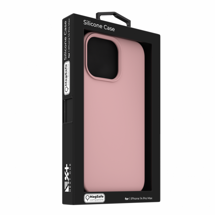 Next One MagSafe Silicone Case for iPhone 14 Pro Max - Ballet Pink [7]