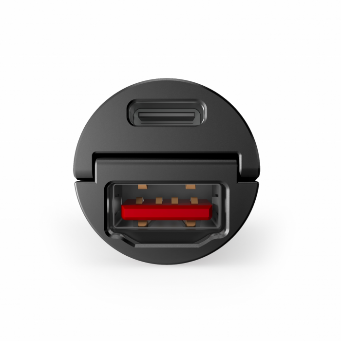 Next One Mini Dual 30W Car Charger - Black [5]