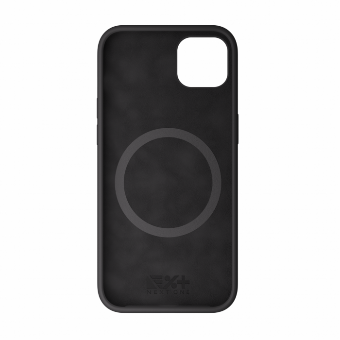 Next One Silicone Case for iPhone 15 MagSafe compatible - Black [5]