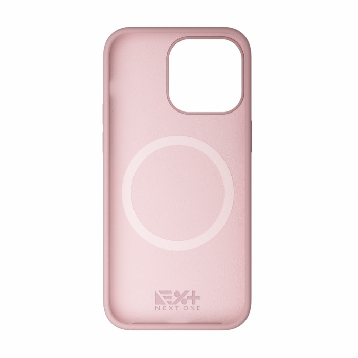 Next One Silicone Case for iPhone 15 Pro MagSafe compatible - Ballet Pink [5]