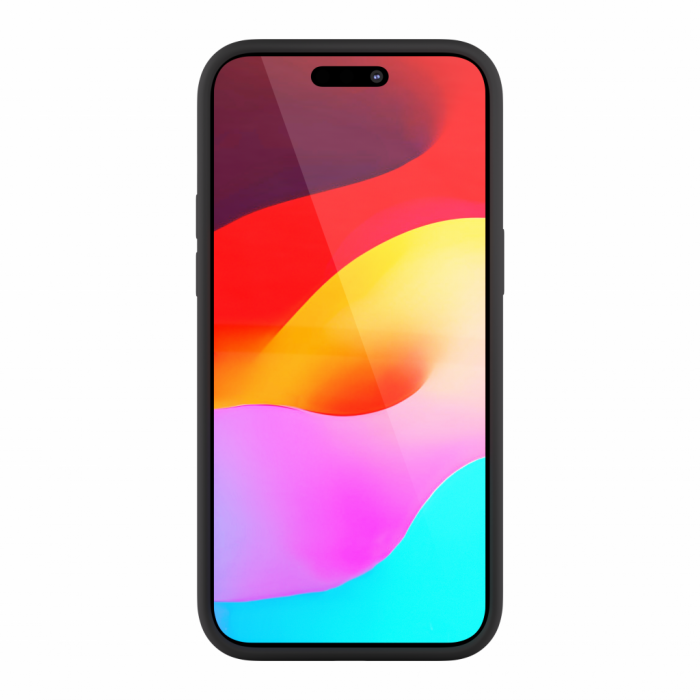 Next One Silicone Case for iPhone 15 Pro MagSafe compatible - Black [3]