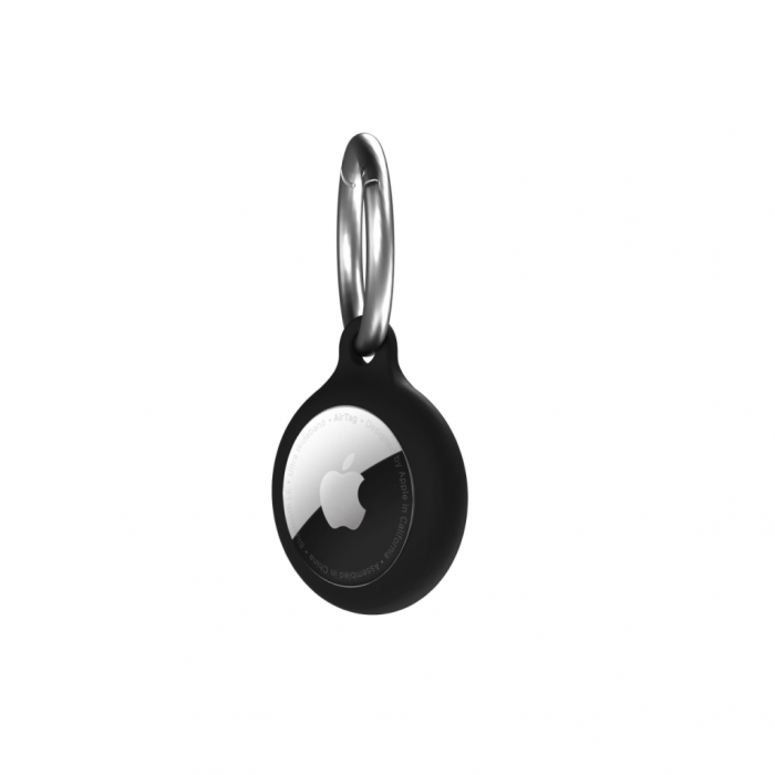 Next One Silicone Key Clip for AirTag - Black [1]