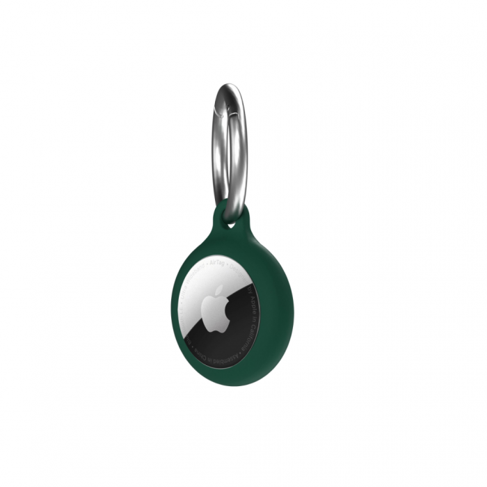 Next One Silicone Key Clip for AirTag - Leaf Green [1]