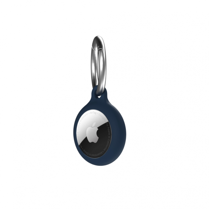Next One Silicone Key Clip for AirTag - Marine Blue [1]