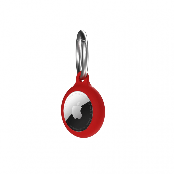 Next One Silicone Key Clip for AirTag - Red [1]