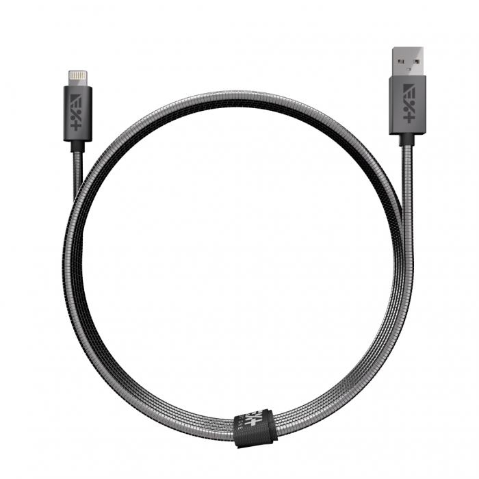 Next One USB-A to Lightning Metallic Cable 1m - Space Gray [4]