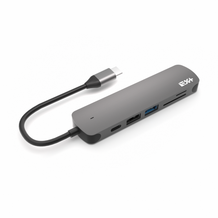Next One USB-C Essentials Multiport Adapter - Grey [2]