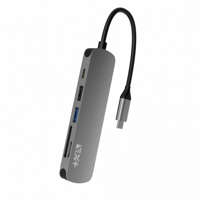 Next One USB-C Essentials Multiport Adapter - Grey [11]