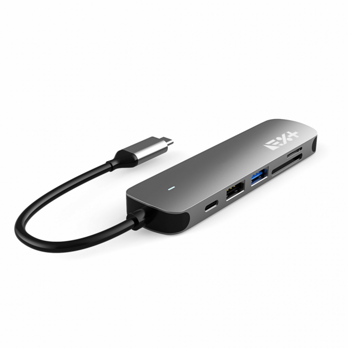 Next One USB-C Essentials Multiport Adapter - Grey [12]