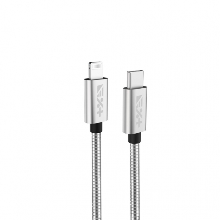Next One USB-C to Lightning Metallic Cable 1.2m - Silver [4]