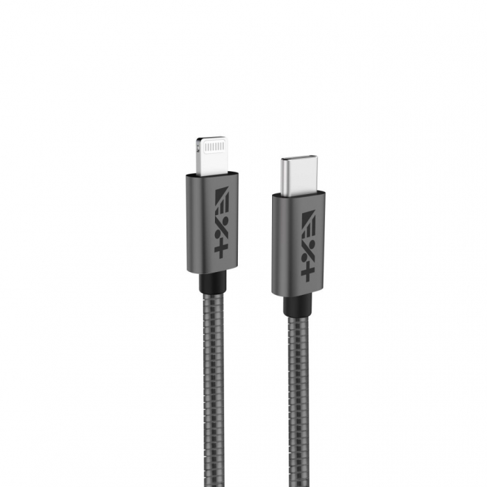 Next One USB-C to Lightning Metallic Cable 1.2m - Space Gray [3]