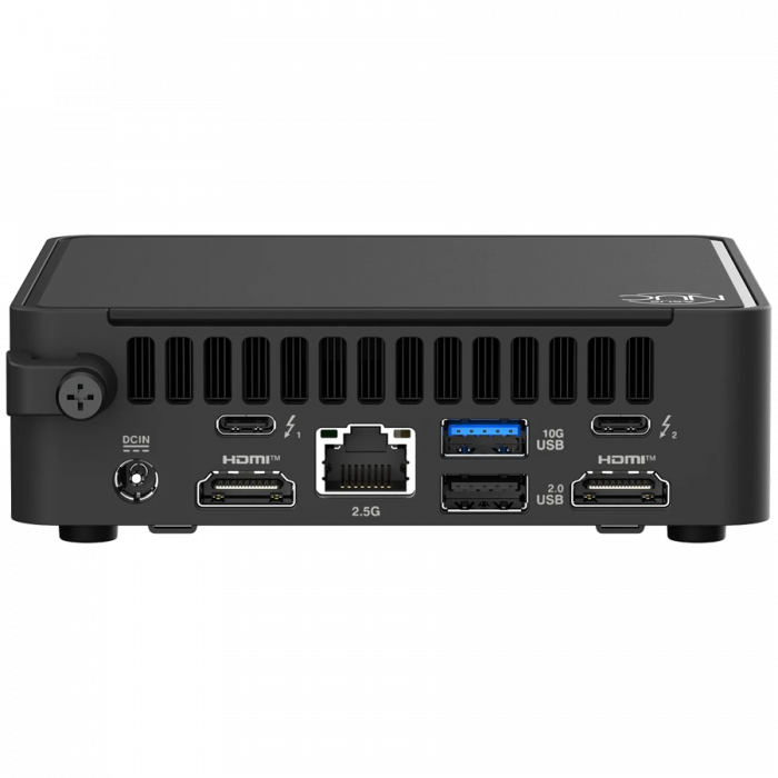 NUC 15 PRO/RNUC15CRKU700002/Ultra 7 255H 28W/Intel Arc graphics/no RAM/no Storage/Intel Wi-Fi 7 BE201/USB Total - 7/4 USB Type-A/3 USB Type-C (1x USB3.2 + 2x TB4)/2x HDMI 2.1/Support Displays - 4x 4K/ [4]