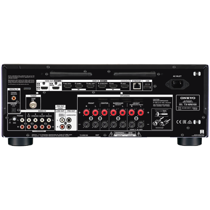 Onkyo TX-NR6100 7.2-Channel THX Certified AV Receiver,Black [3]