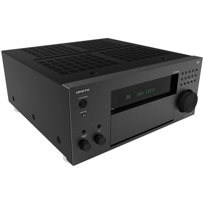 Onkyo TX-RZ70 11.2 -Channel AV Receiver, 210 W/Ch / 6 ohms, Dirac Live, THX® Certified, DTS:X, 8K/4K Ultra HD, Works with Sonos, Black [2]