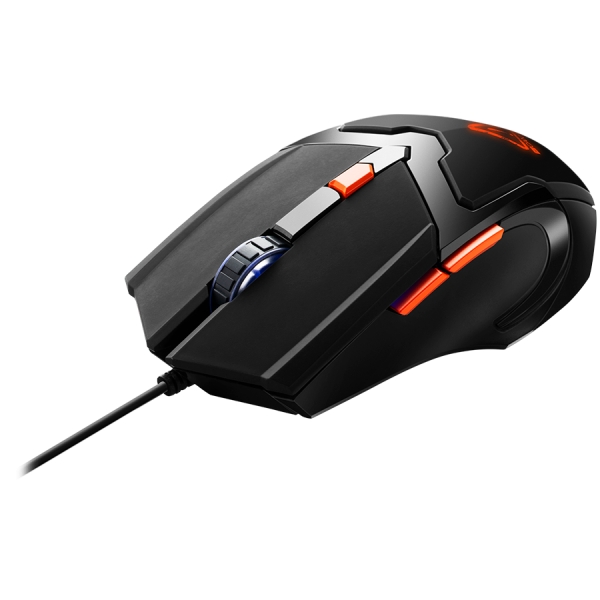 CANYON Vigil GM-2, Optical Gaming Mouse with 6 programmable buttons, Pixart optical sensor, 4 levels of DPI and up to 3200, 3 million times key life, 1.65m PVC USB cable,rubber coating surface and col [4]