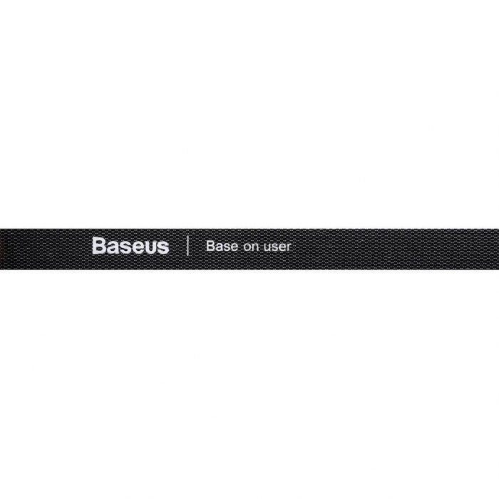 ORGANIZATOR cabluri tip Velcro Baseus Colourful Circle, 3m, negru \\"ACMGT-F01\\" [3]