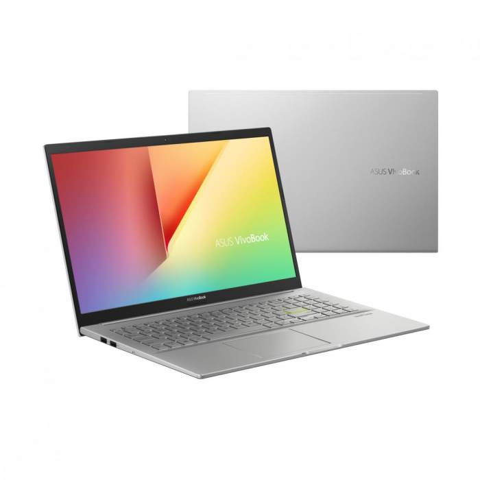 Laptop ASUS VivoBook 15 OLED M513UA-L1298, AMD Ryzen 5 5500U pana la 4.0GHz, 15.6" Full HD, 8GB, SSD 512GB, AMD Radeon Graphics, Free Dos, argintiu [1]