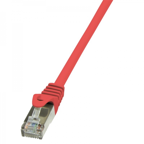Patch Cable Cat.5e F/UTP  0,50m red "CP1024S" [1]