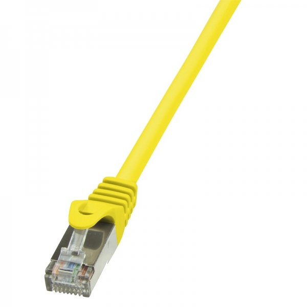 Patch Cable Cat.5e F/UTP  2,00m yellow "CP1057S" [1]