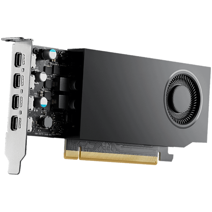 PNY NVIDIA A400 4GB Low Profile OEM Version, PCI-Express 3.0 x16, LP, 4 GB GDDR6 64-bit, 3x Mini DP 1.4, 1x ATX bracket [2]